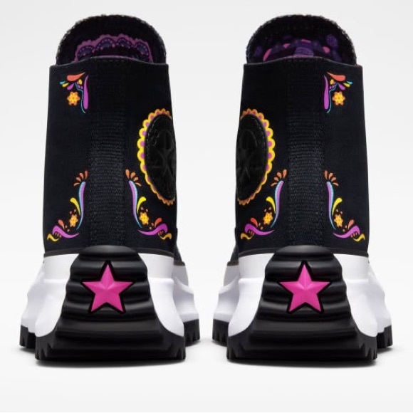 Converse Run Star Hike Day Dead High Platform Painted Embroidered NWT 13… - Picture 14 of 14